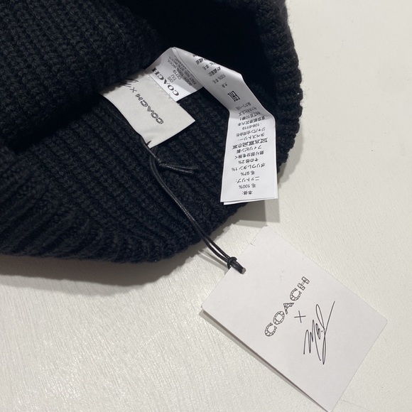 Coach X Michael B. Jordan Mummified Signature Beanie Cuffed knit Hat Cap NWT - Picture 7 of 7